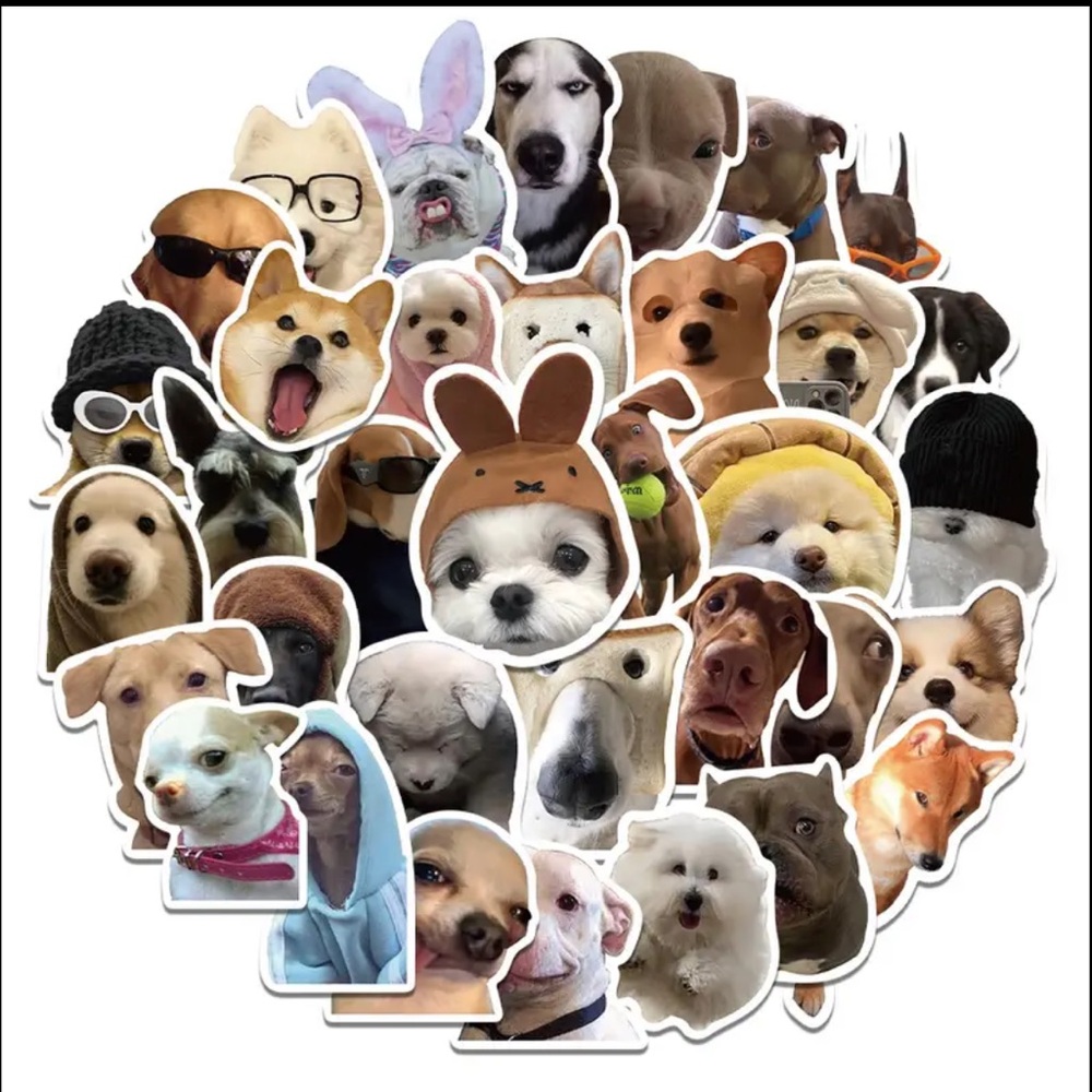 50 pc Dog Sticker Pack